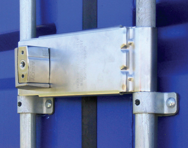 Storage locker enforcer lock